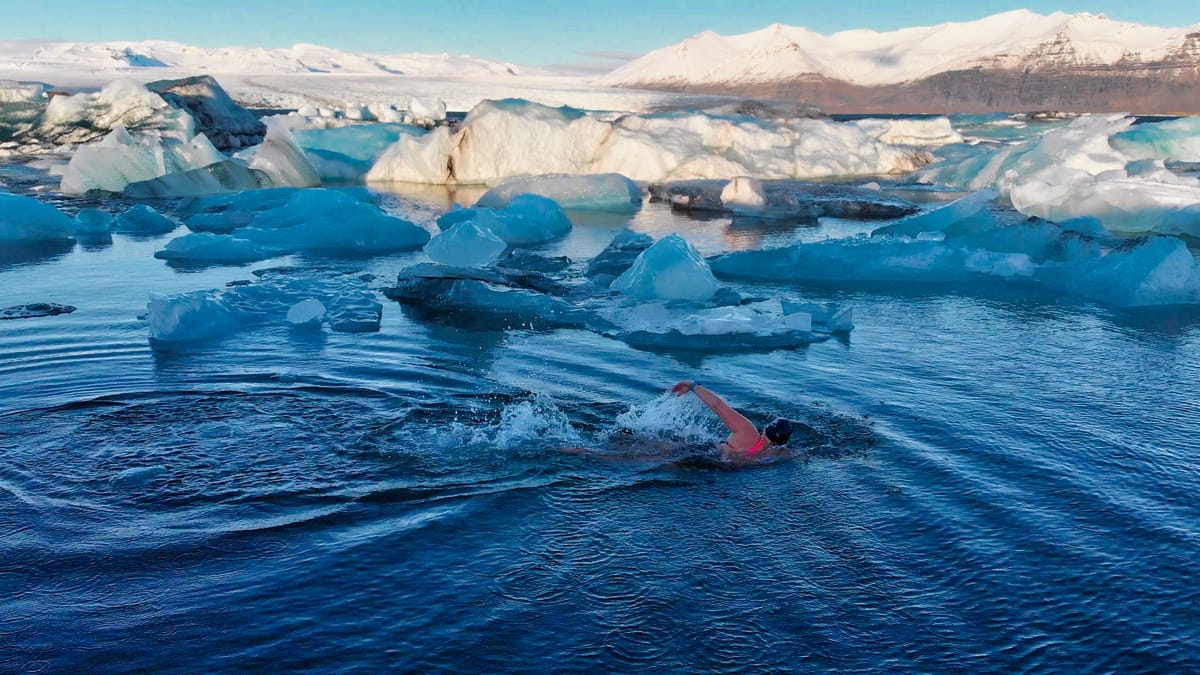 An ice cold plunge, from fear to well-being.