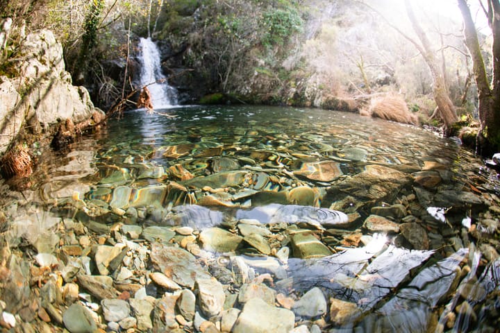 Wild swimming in central Portugal